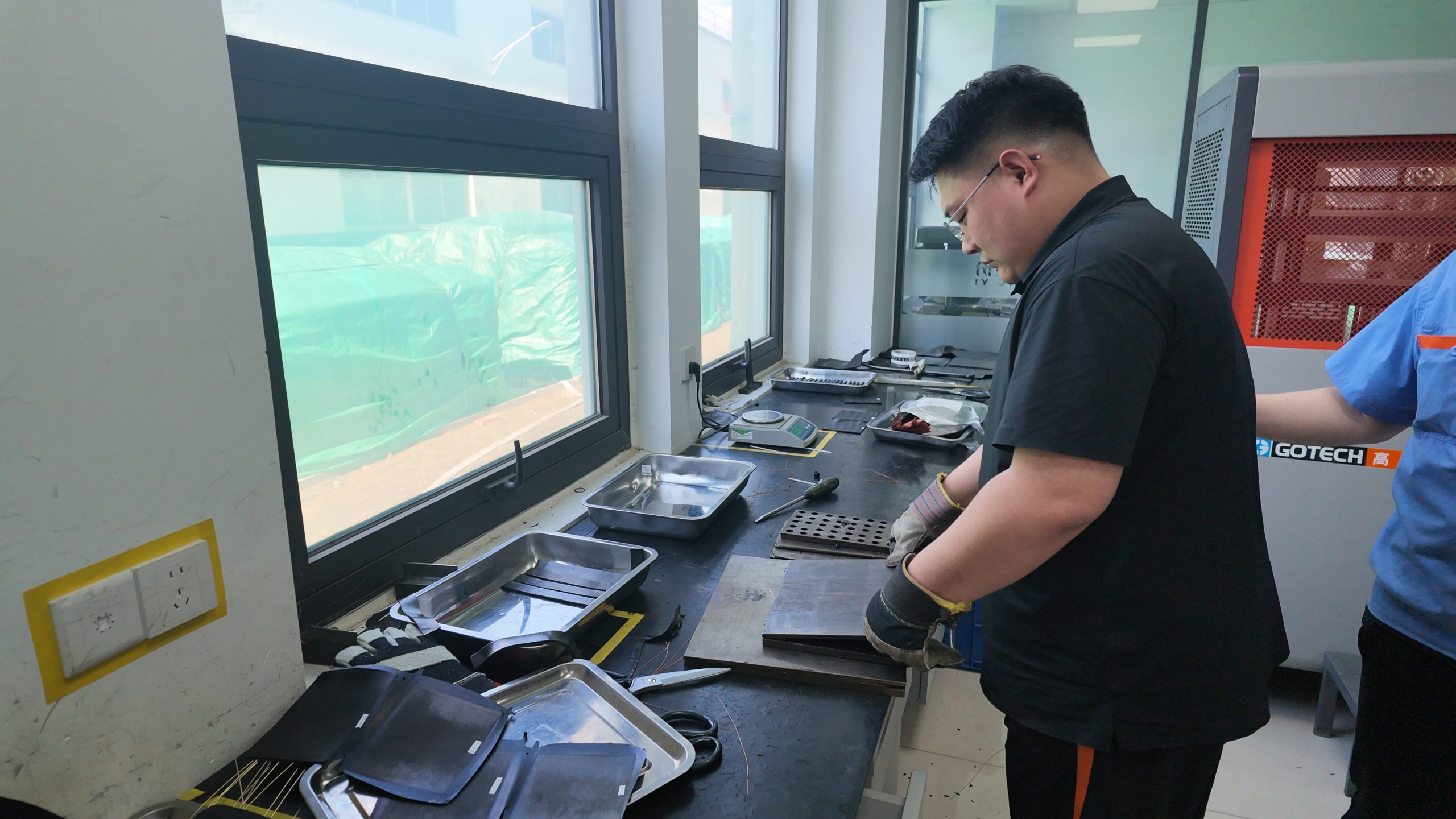 Quality control testing laboratory