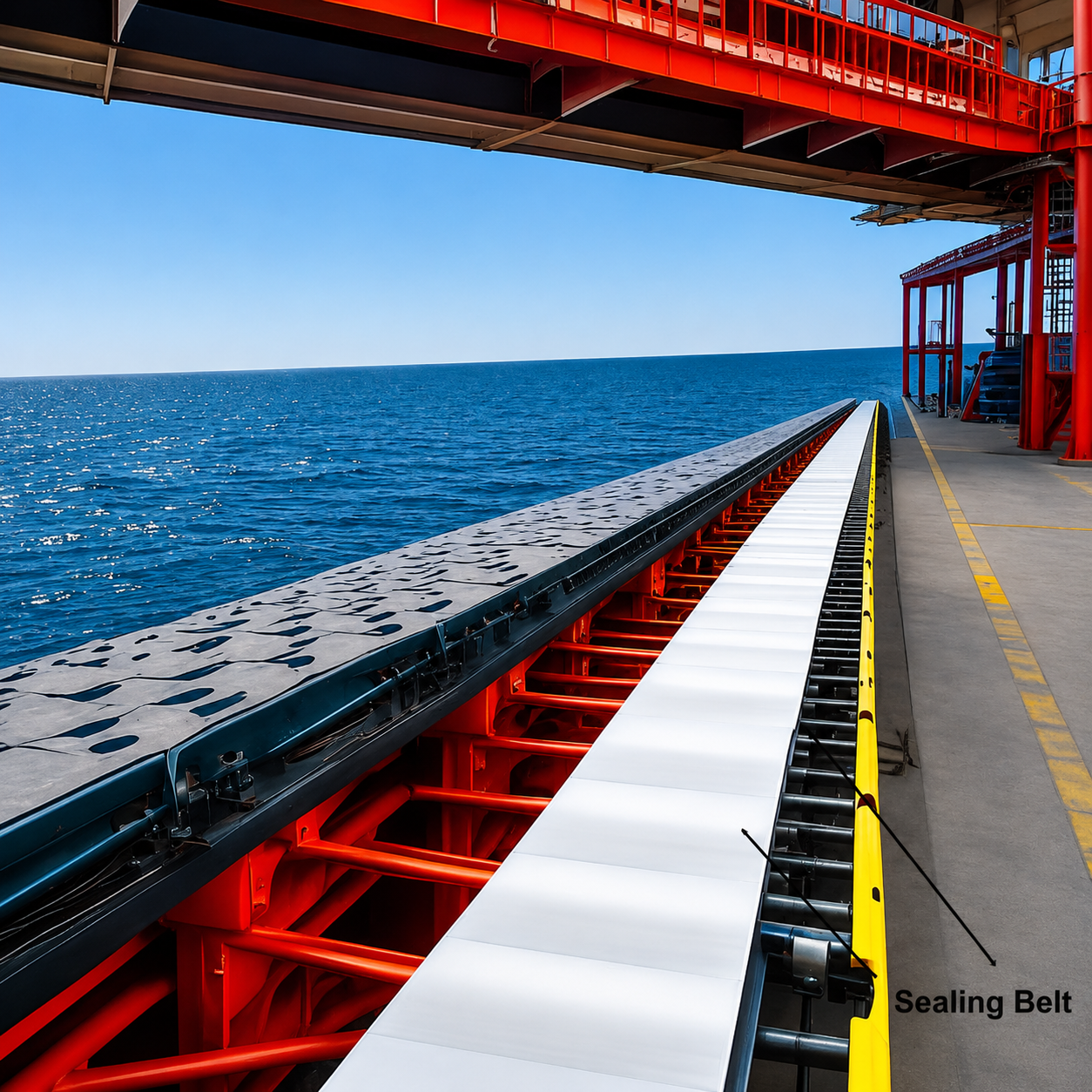 Clean industrial conveyor system
